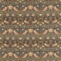 Strawberry Thief Chocolate Slate 226719 Fabric by the Metre